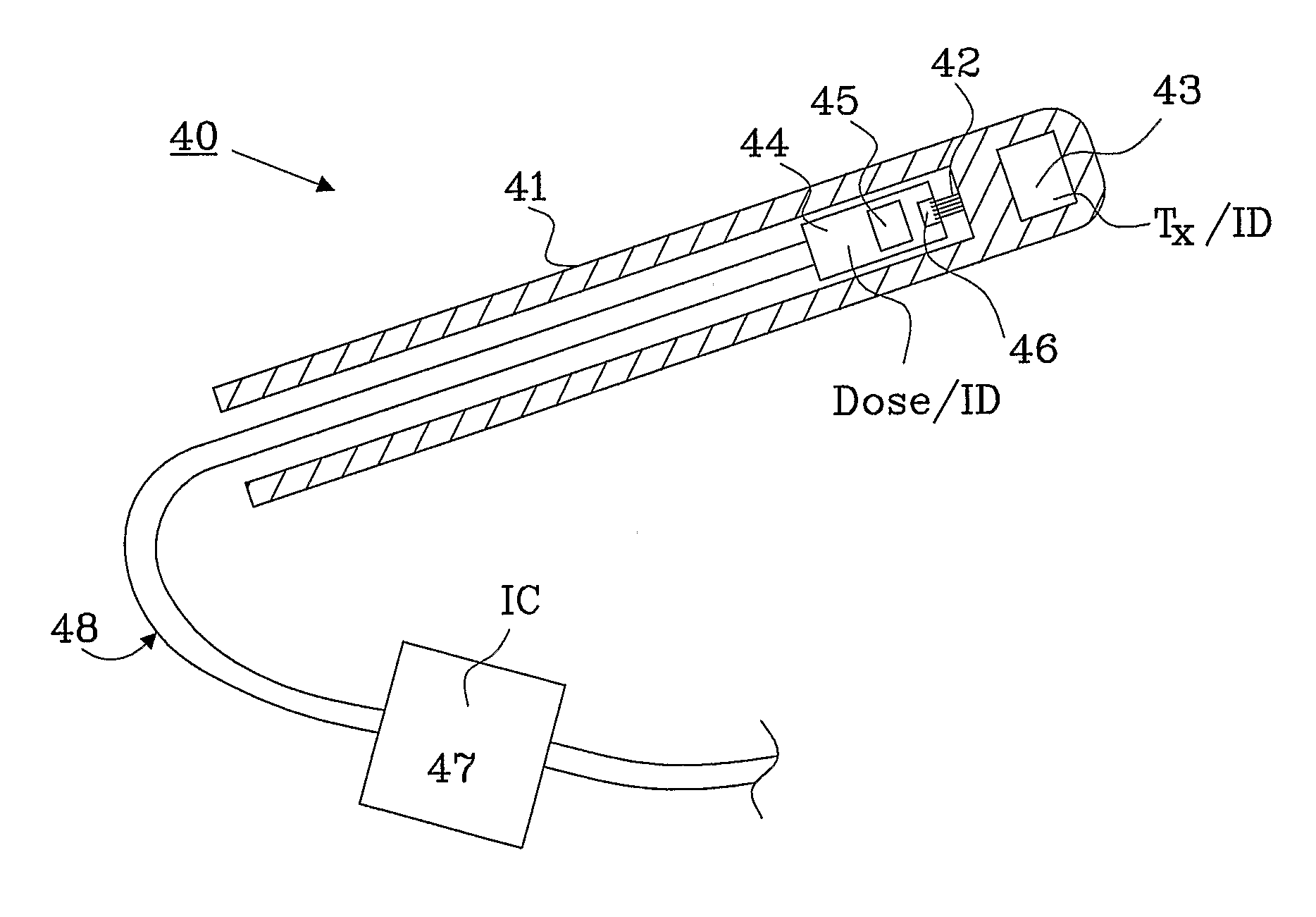 Device for Measuring Administered Dose in a Target