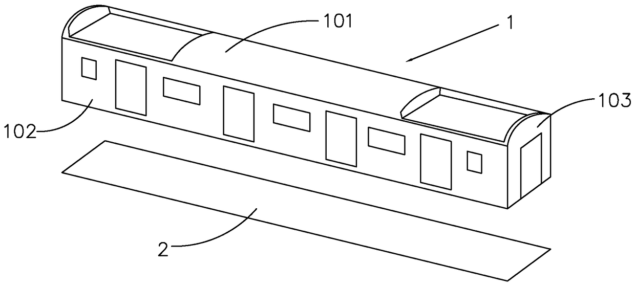 A carbon fiber composite car body and its manufacturing method