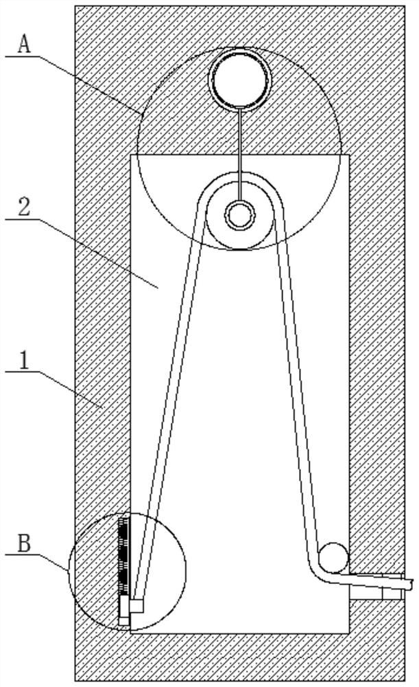 Intelligent charging pile capable of storing and adjusting length of power line for urban parking lot