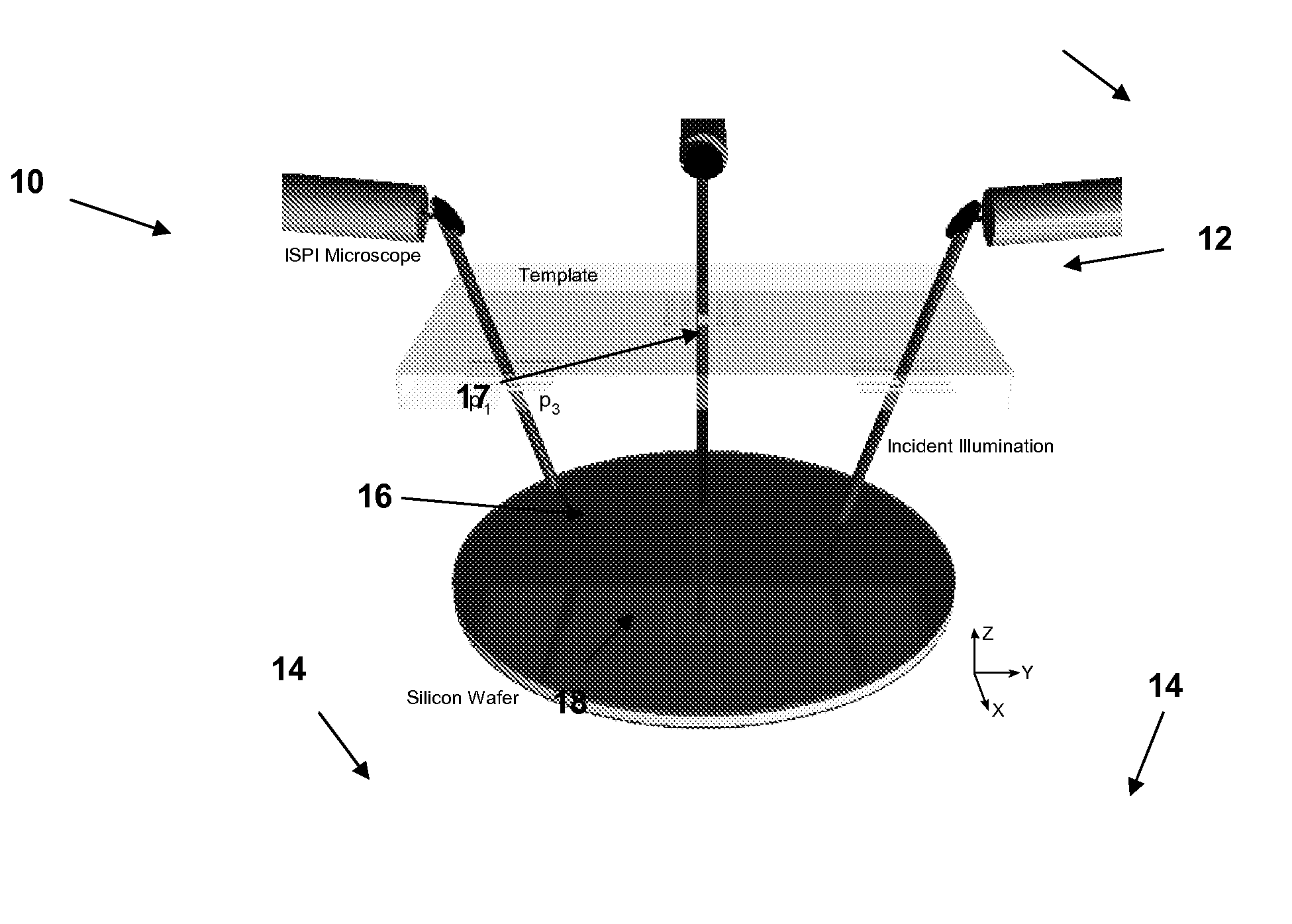 Infrared interferometric-spatial-phase imaging using backside wafer marks