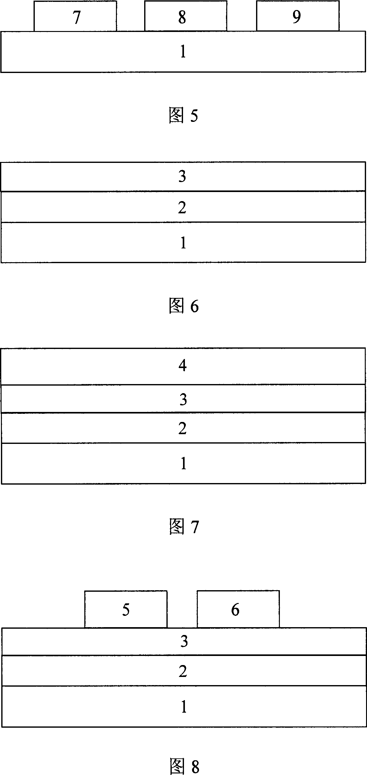 A method for preparing the nano-electrode with the negative electronic erosion-resisting agent