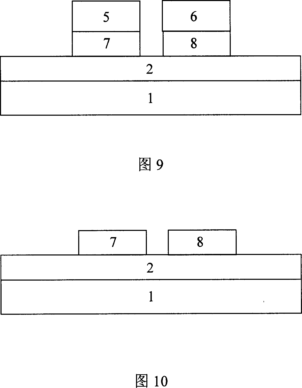 A method for preparing the nano-electrode with the negative electronic erosion-resisting agent