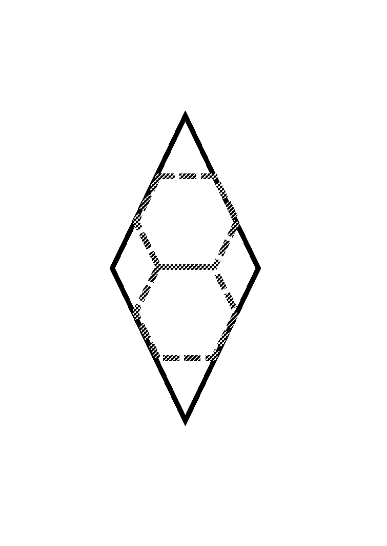 Gallium and nitrogen containing triangular or diamond-shaped configuration for optical devices