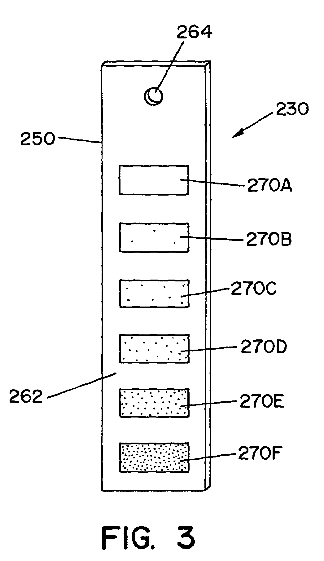 Visual detector for vaporized hydrogen peroxide