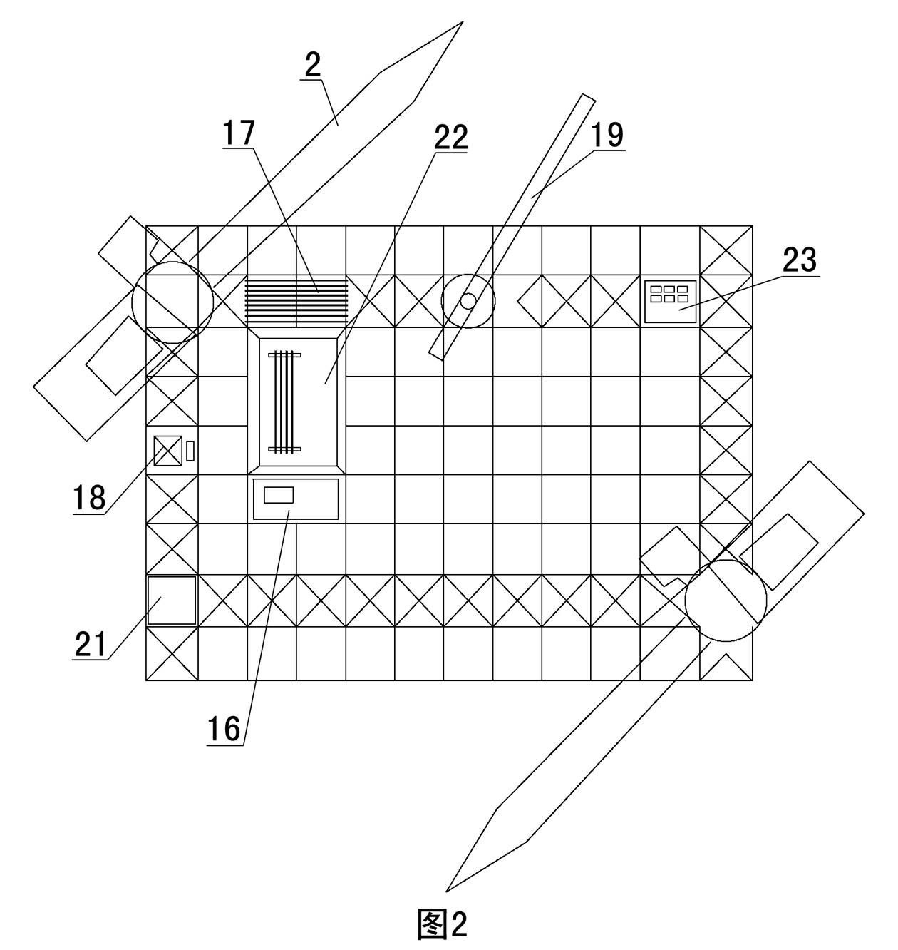 Self-jacking construction platform integrating vertical transportation equipment and mold base