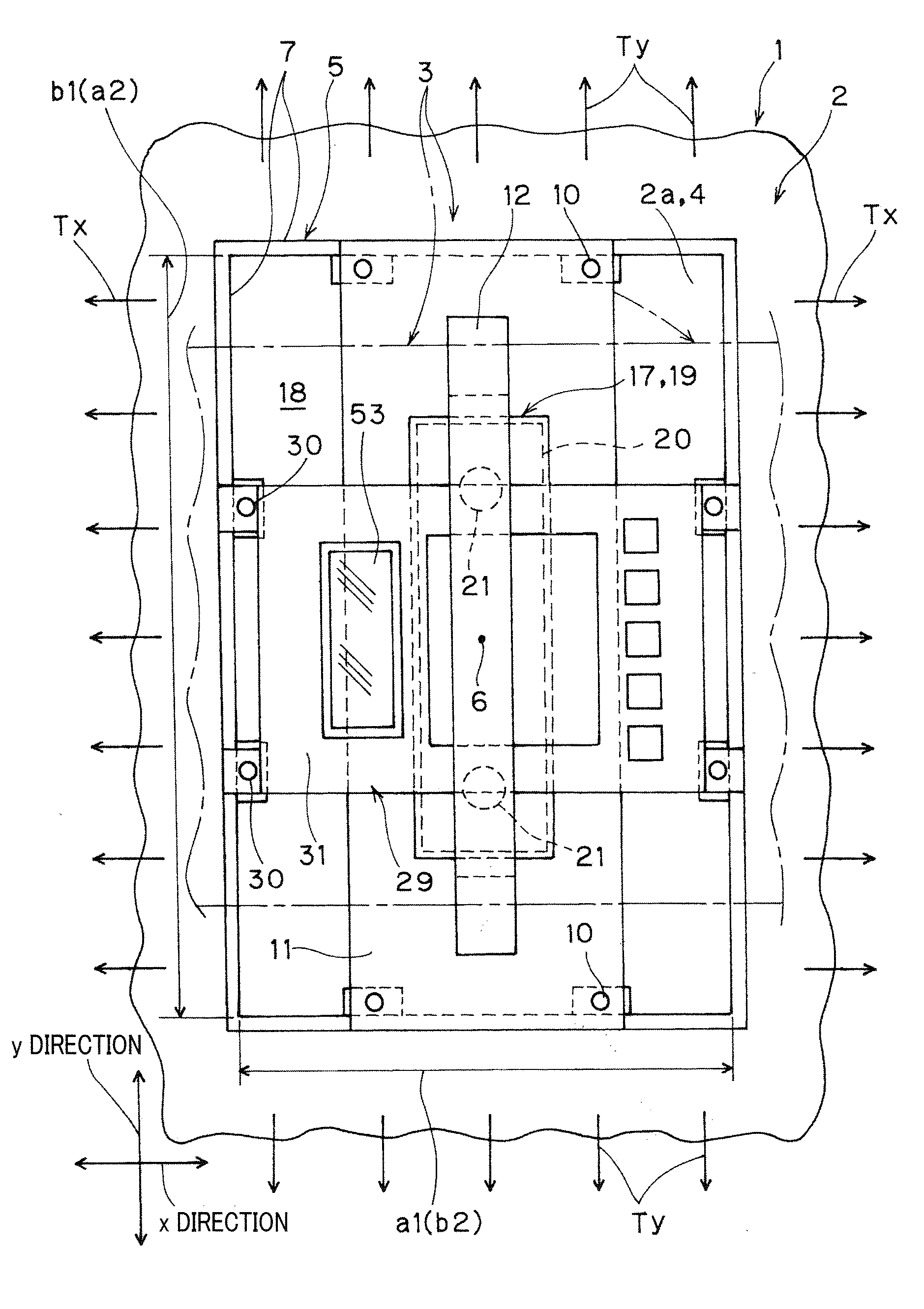 Membrane tension measuring apparatus