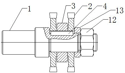 Conveyor belt roller carrier shaft flat block processing method