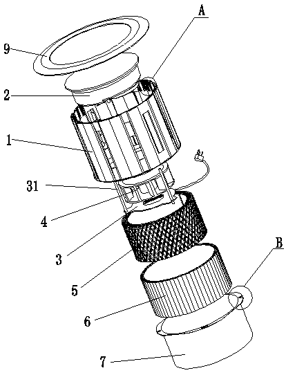 Hot pot purification device