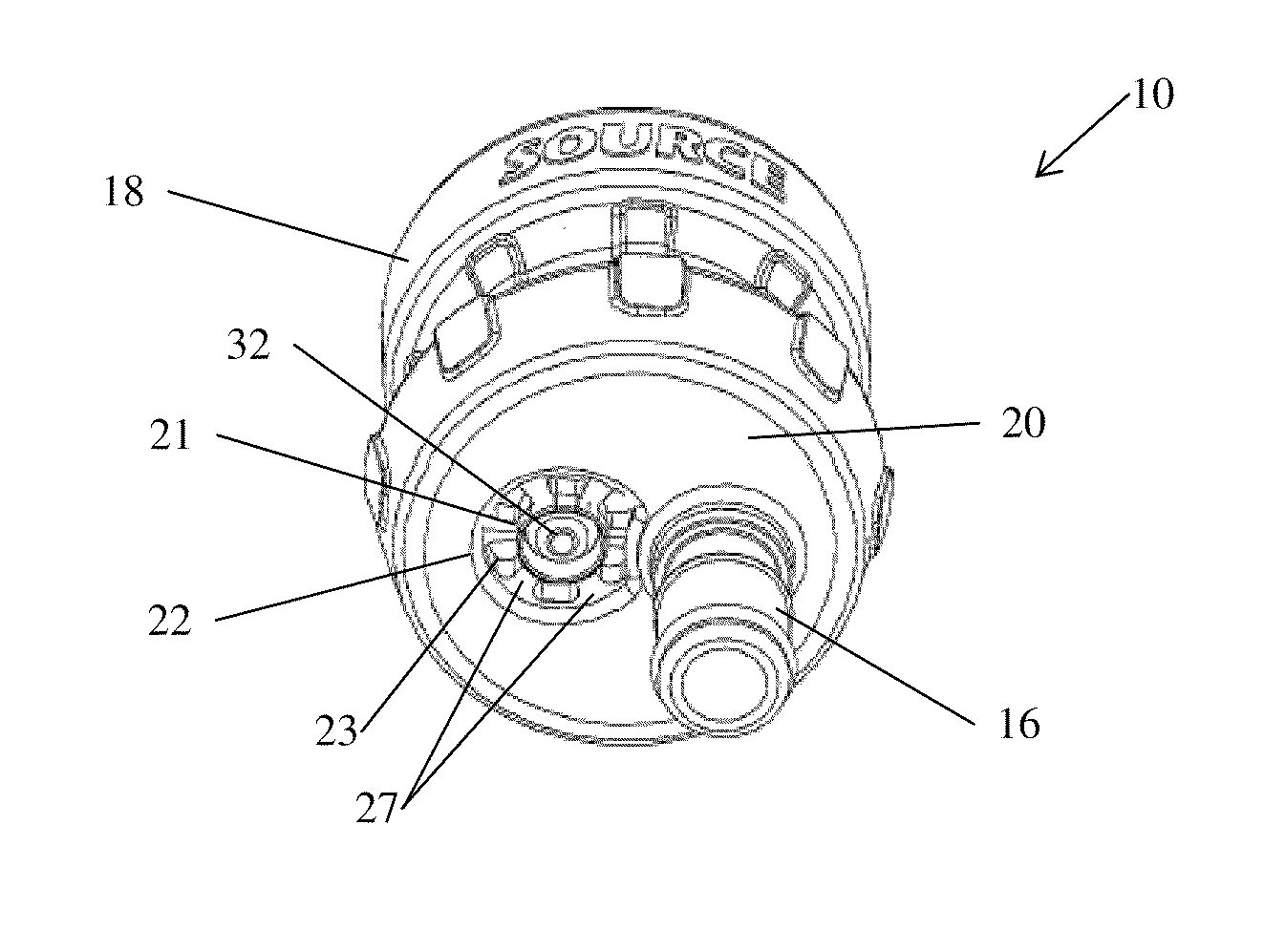 Universal adapter for liquid transfer