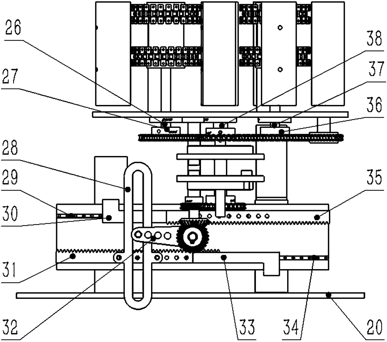 Transplanting machine seedling separating apparatus and operation method thereof