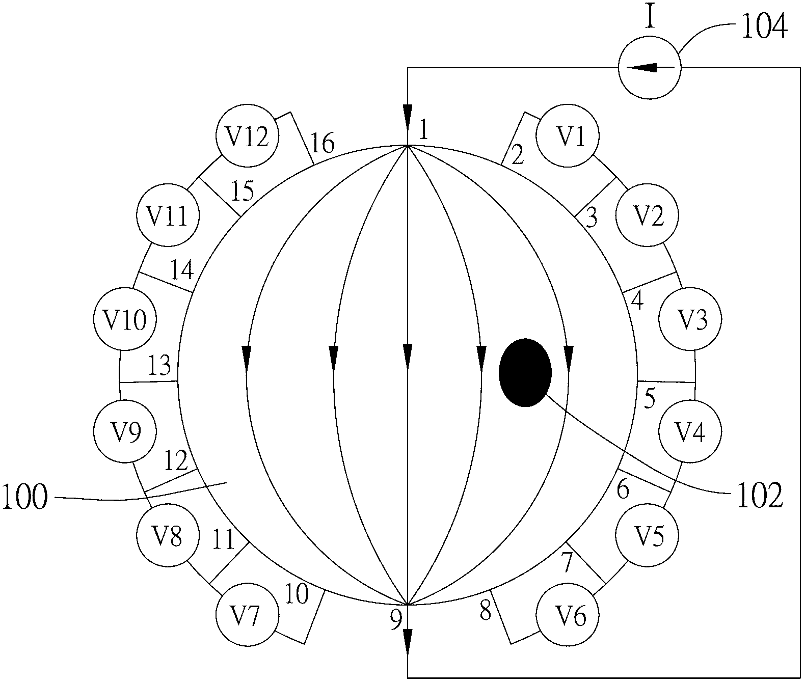 Method for improving imaging resolution of electrical impedance tomography