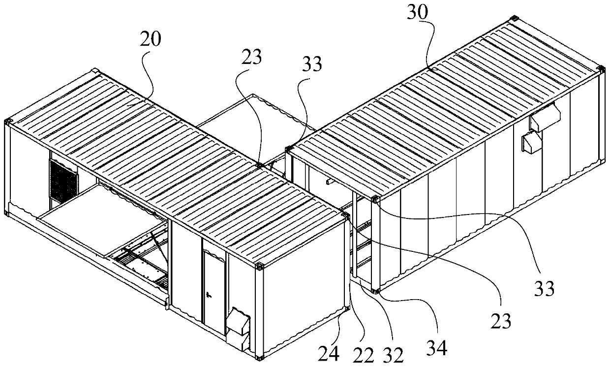 Container power station and its installation method