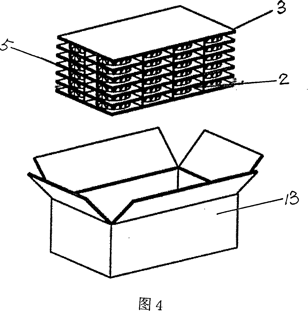 Rust prevention packaging method of metallic product