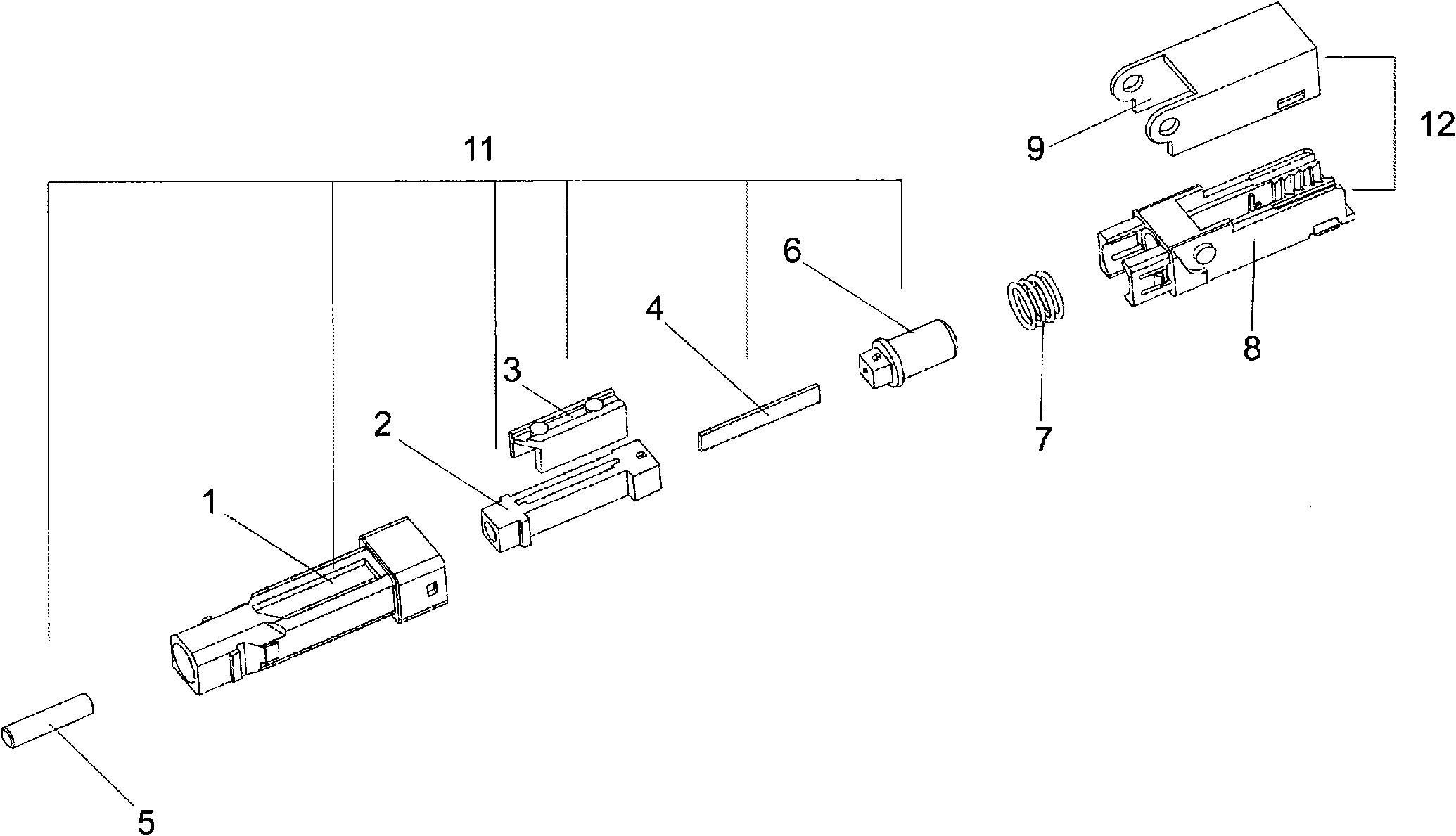 Box-building type optical fiber splicing unit capable of being repeatedly opened and used