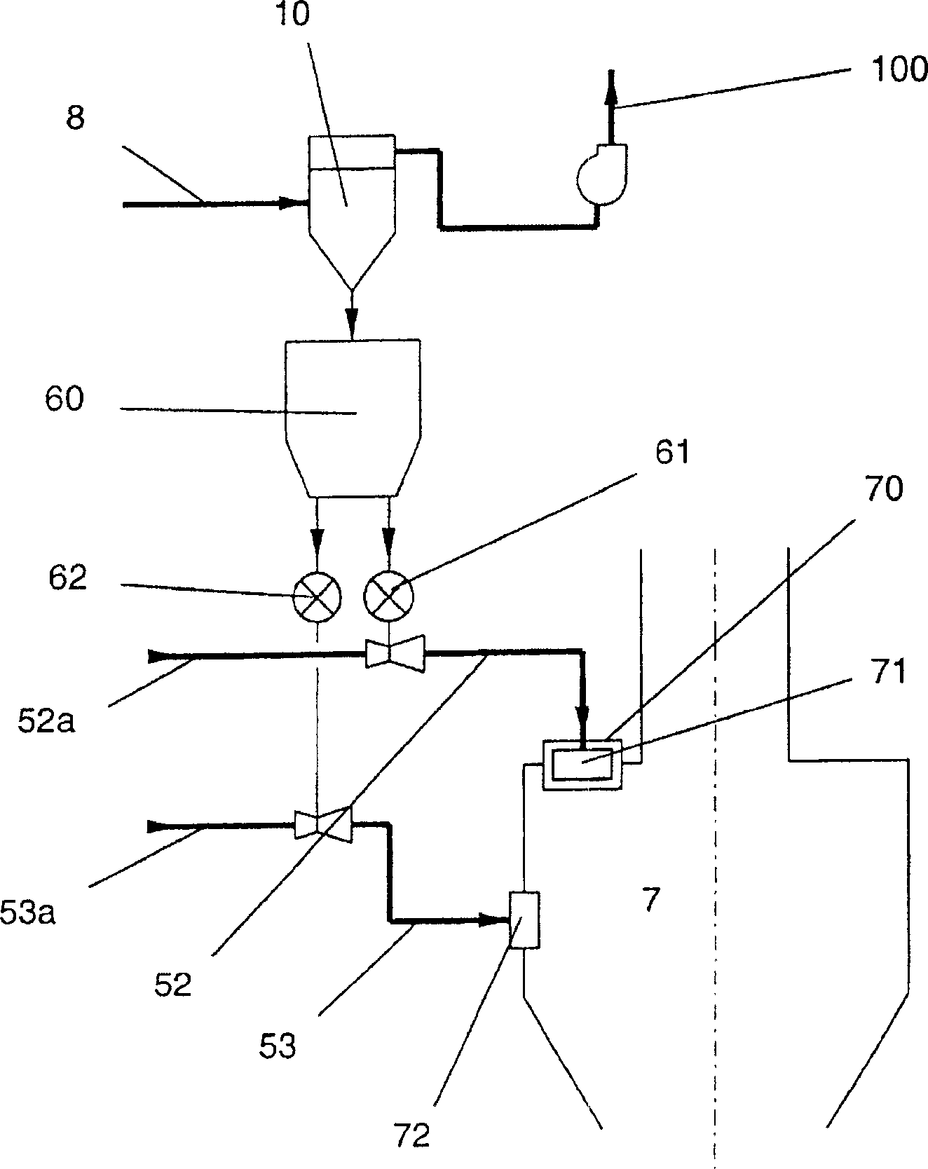 Indirect heating system with upgrading of ultra-fine fuel particles