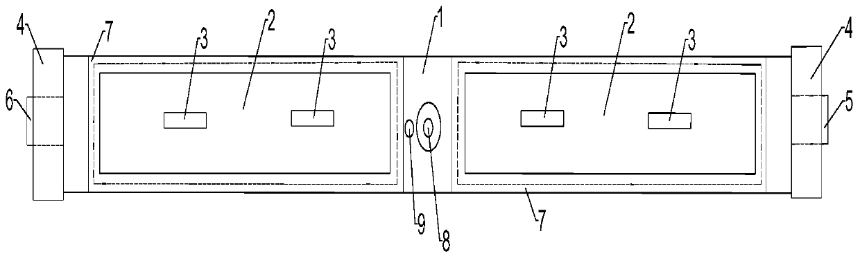 A method for detecting corrosion of concrete sewage pipes