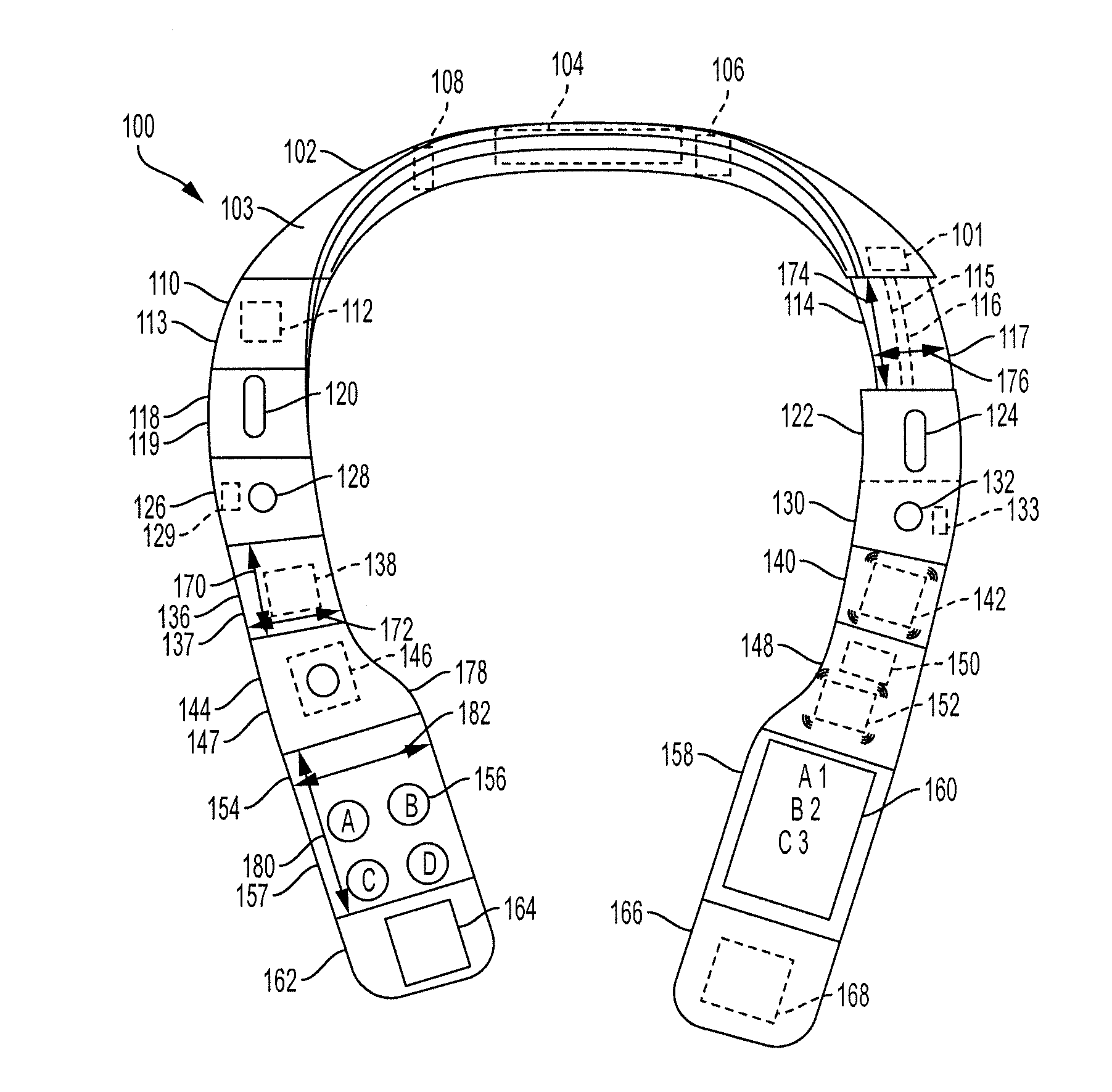 Modular smart necklace