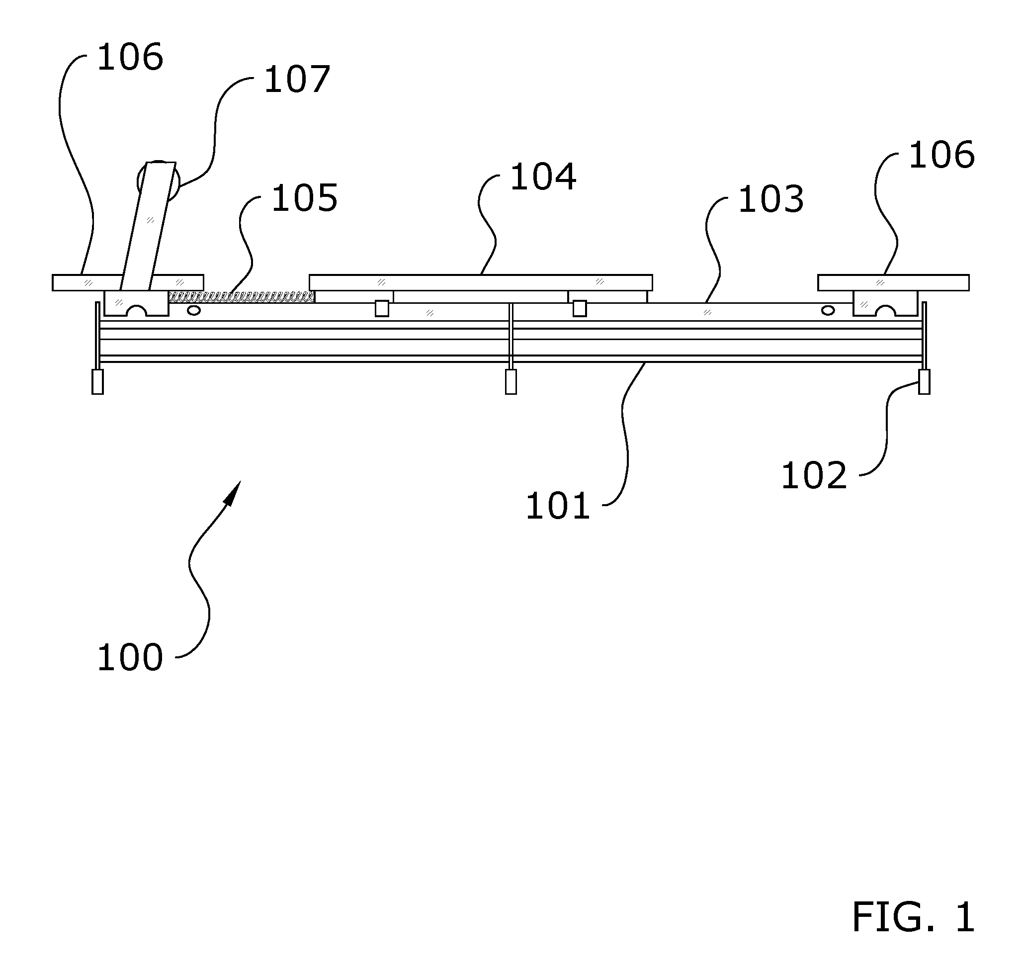 Exercise machine inclination device