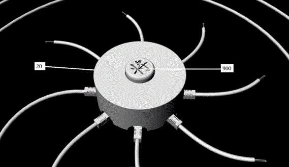 Master control inverted disc extension socket with chess piece of subverting traditions