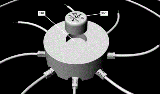 Master control inverted disc extension socket with chess piece of subverting traditions