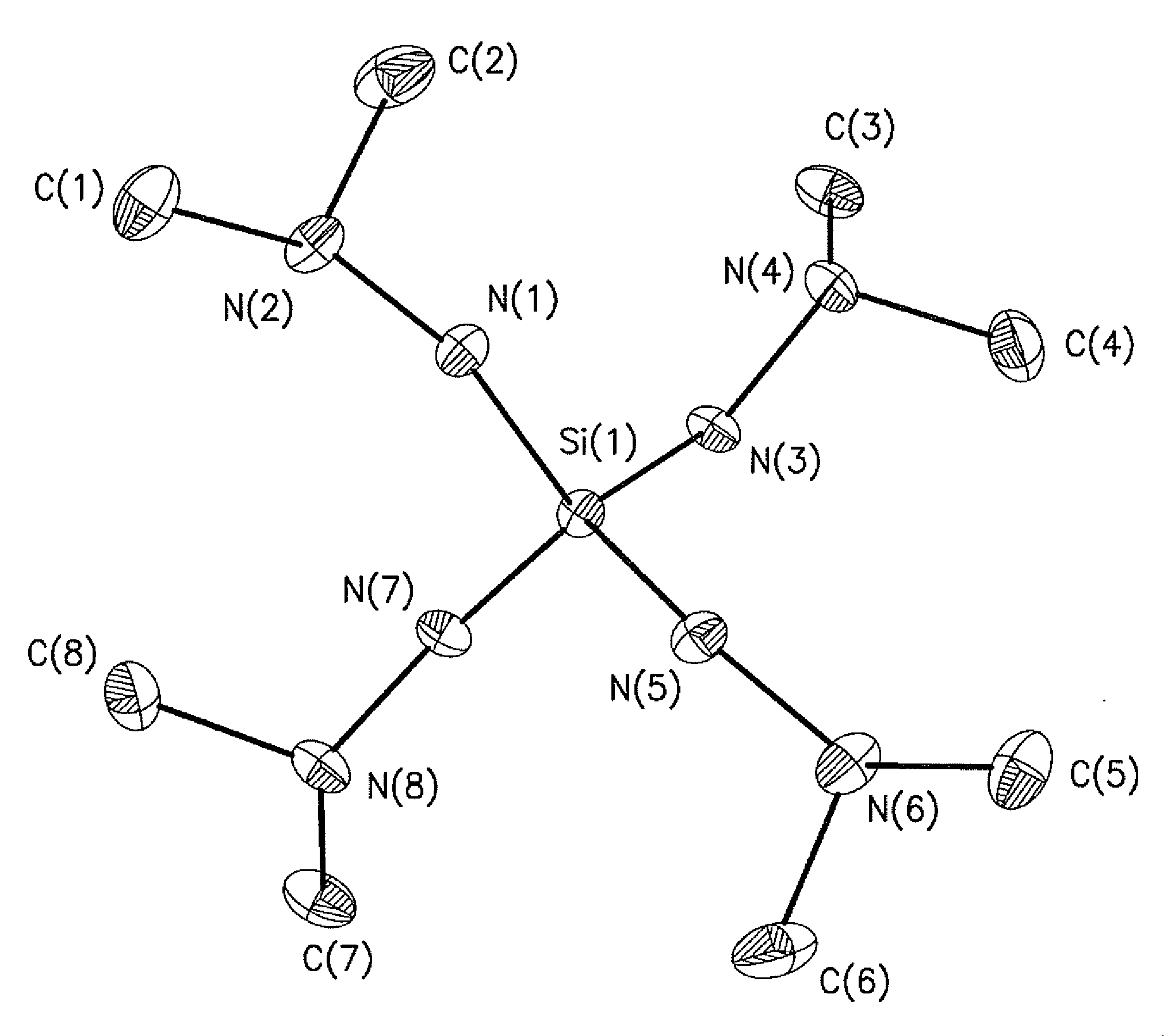 Monosilane or disilane derivatives and method for low temperature deposition of silicon-containing films using the same