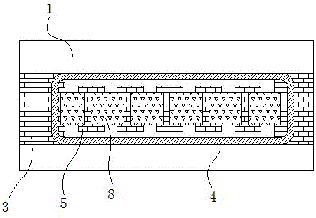 High-power LED lighting package structure for vehicle lamp