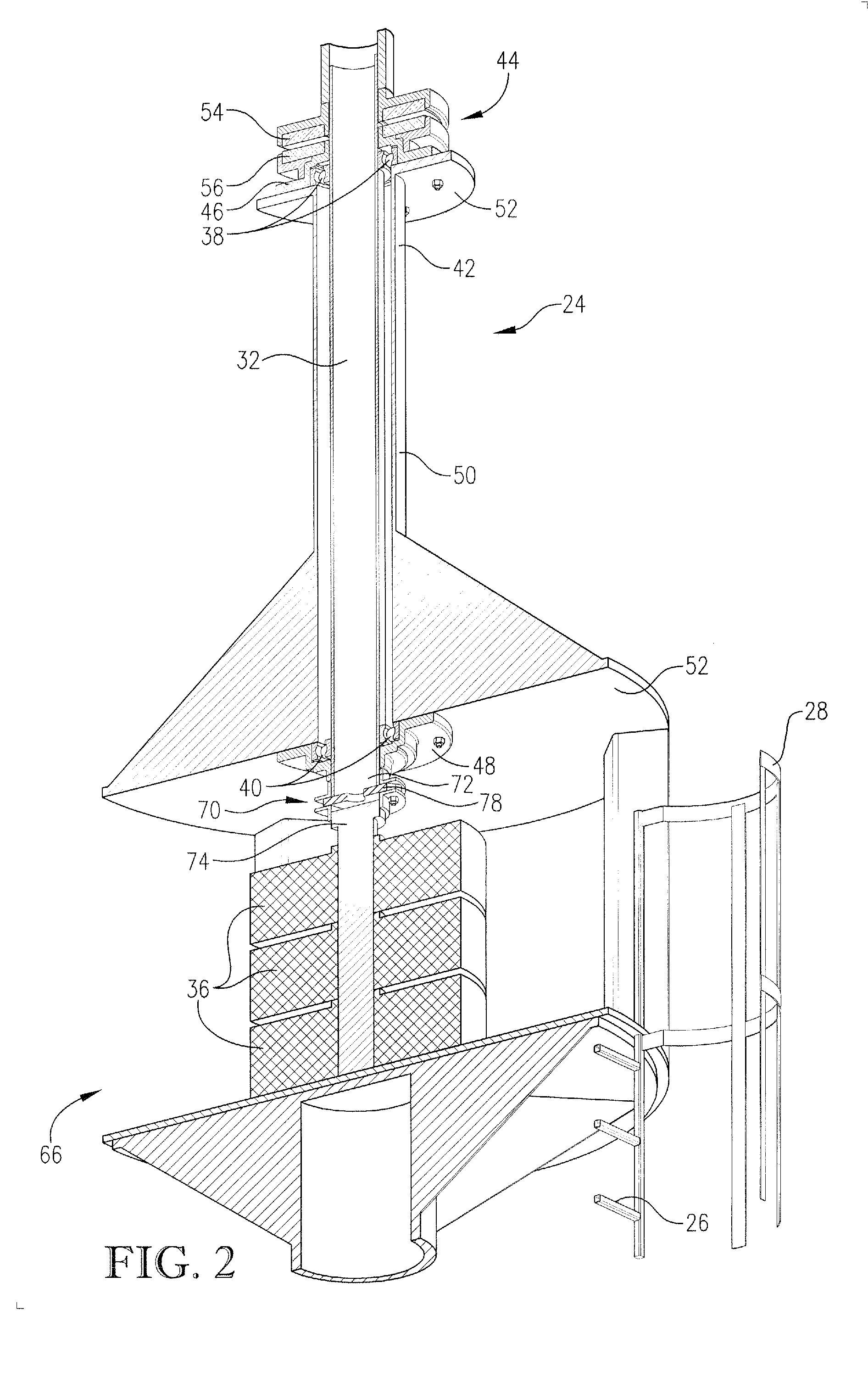 Vertical axis wind turbine