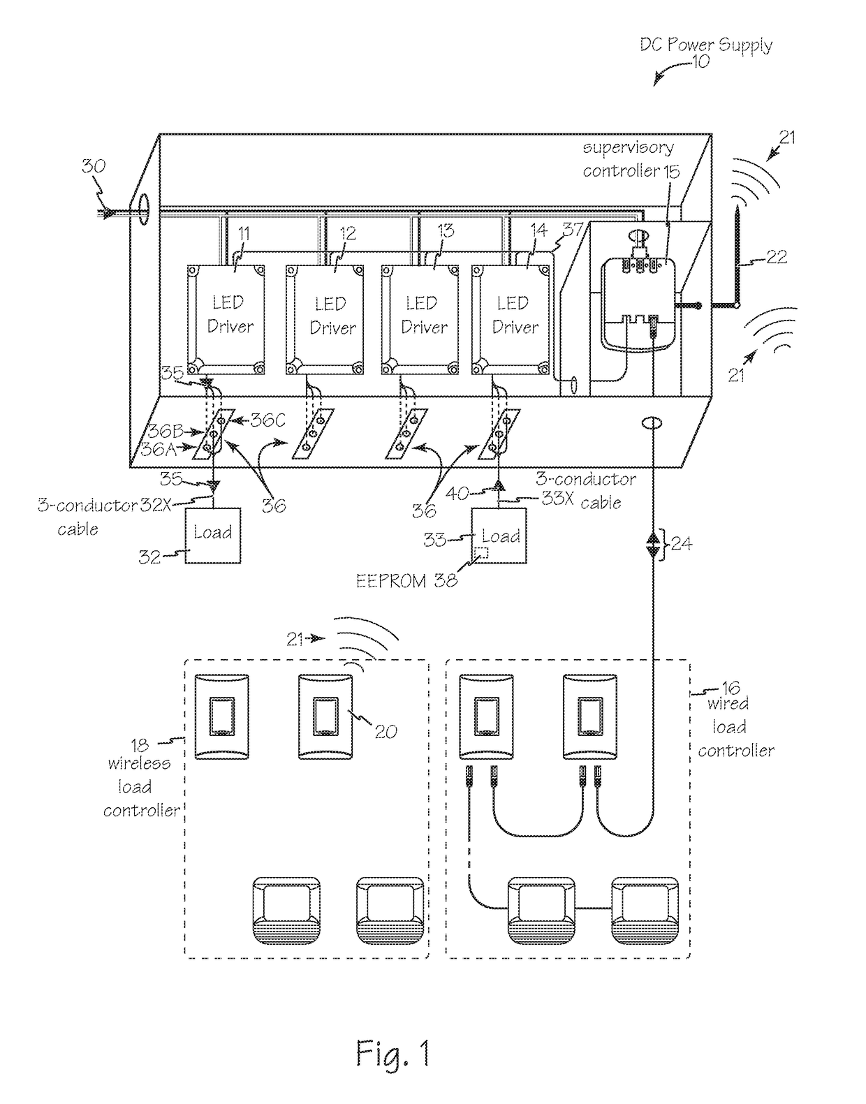 Methods and apparatus for providing DC power for low voltage lighting