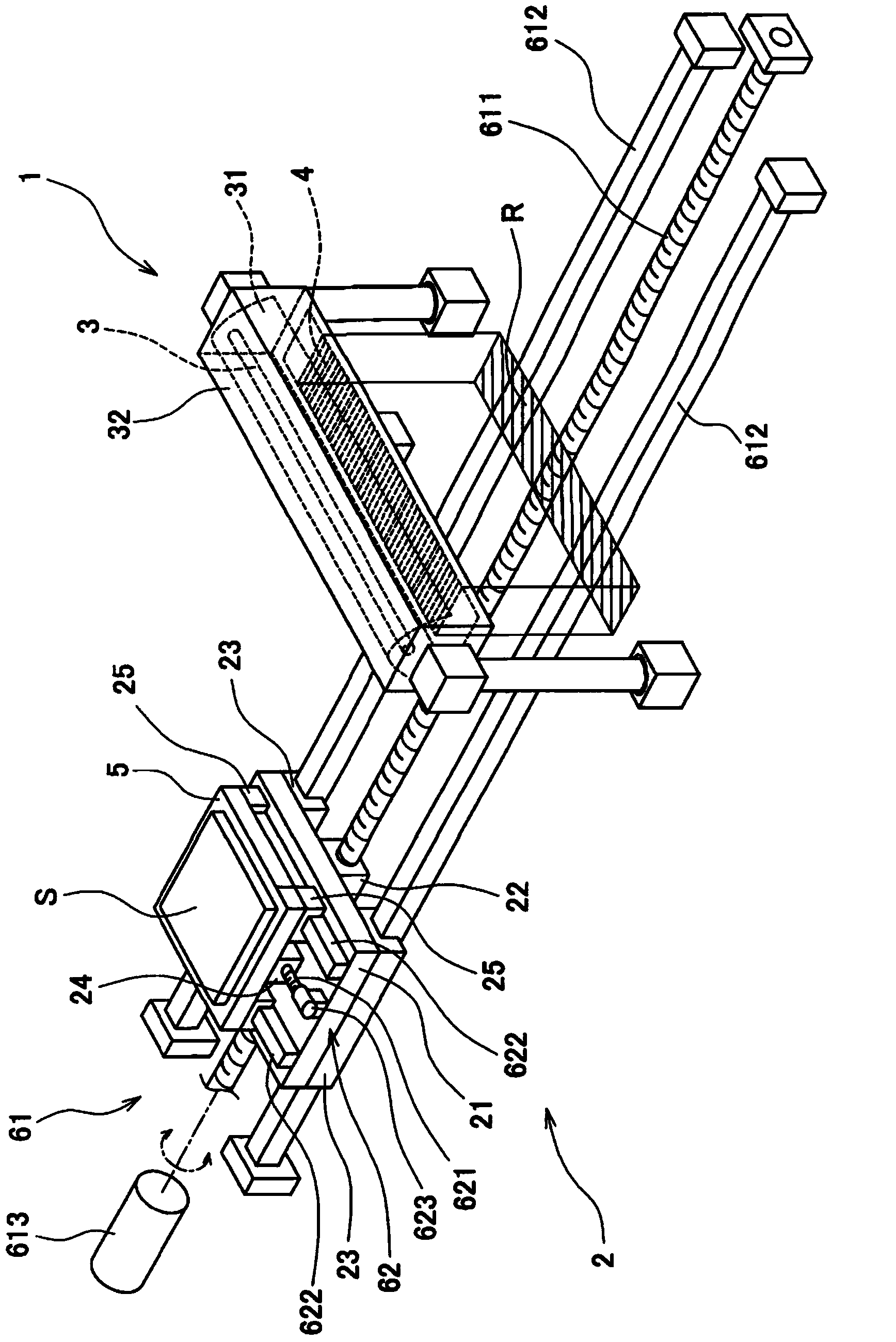 Polarized light radiating device for optical orientation and polarized light radiating method for optical orientation