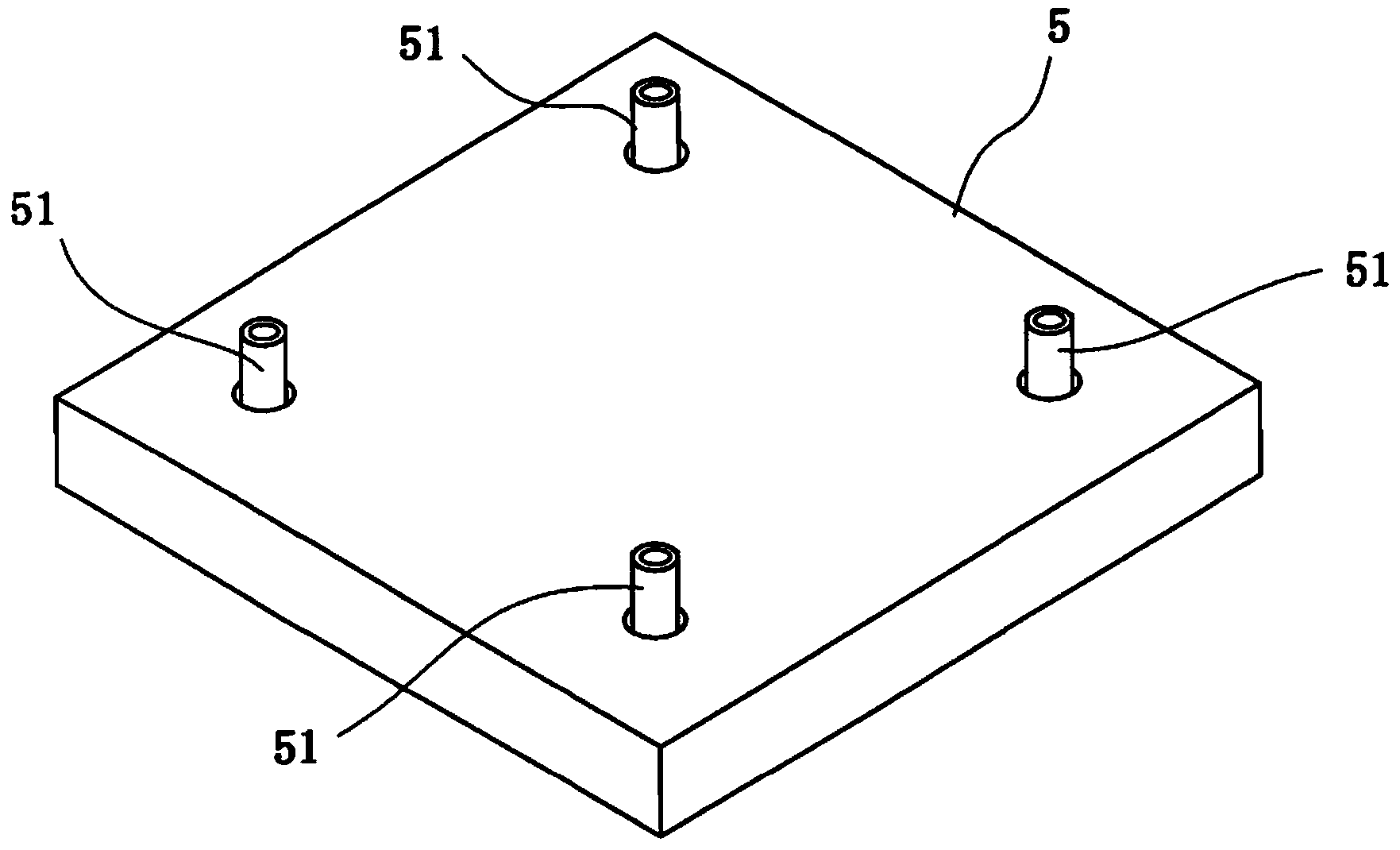 Polarized light radiating device for optical orientation and polarized light radiating method for optical orientation