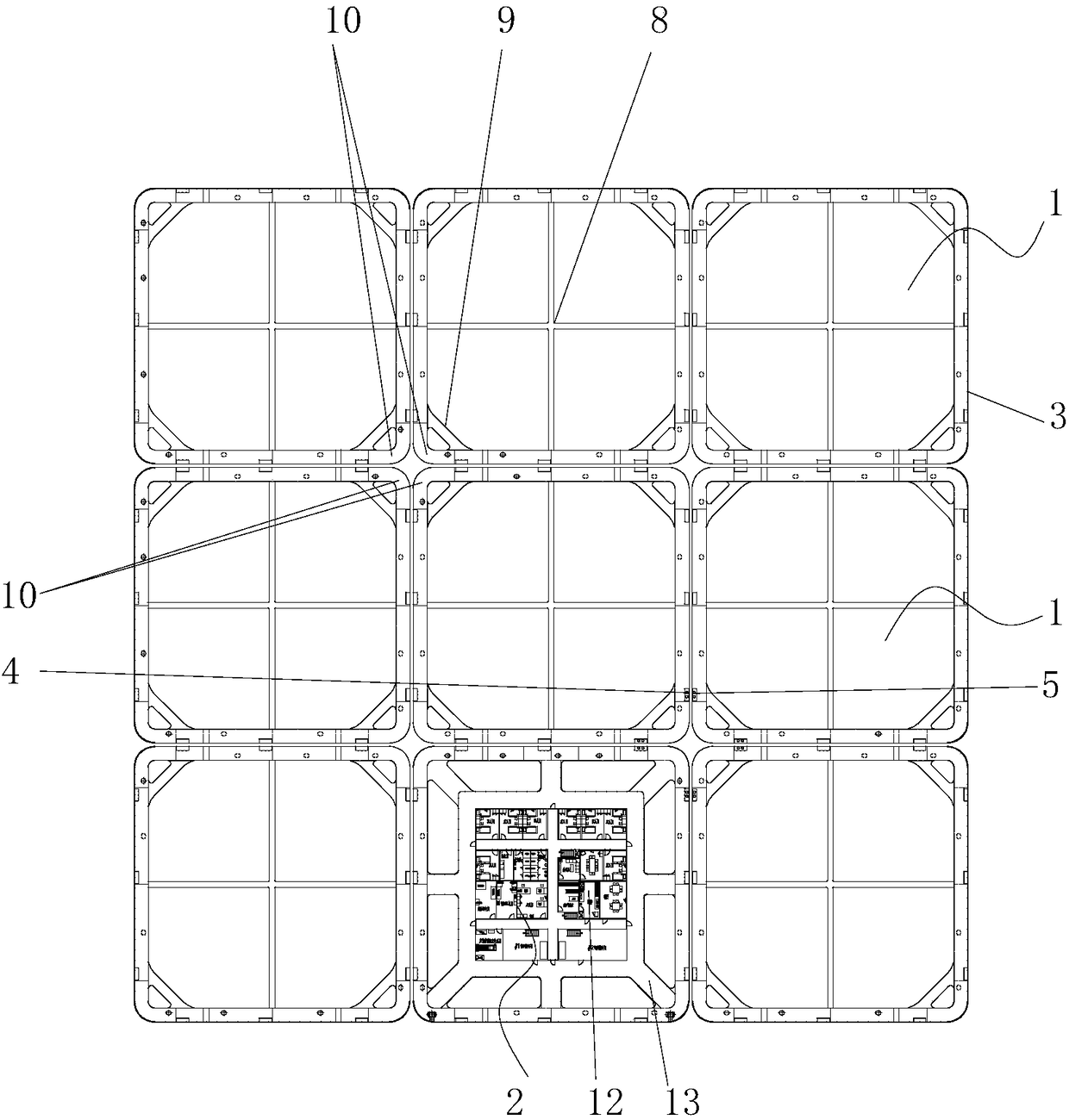 Deep and distant sea fishery ecological platform