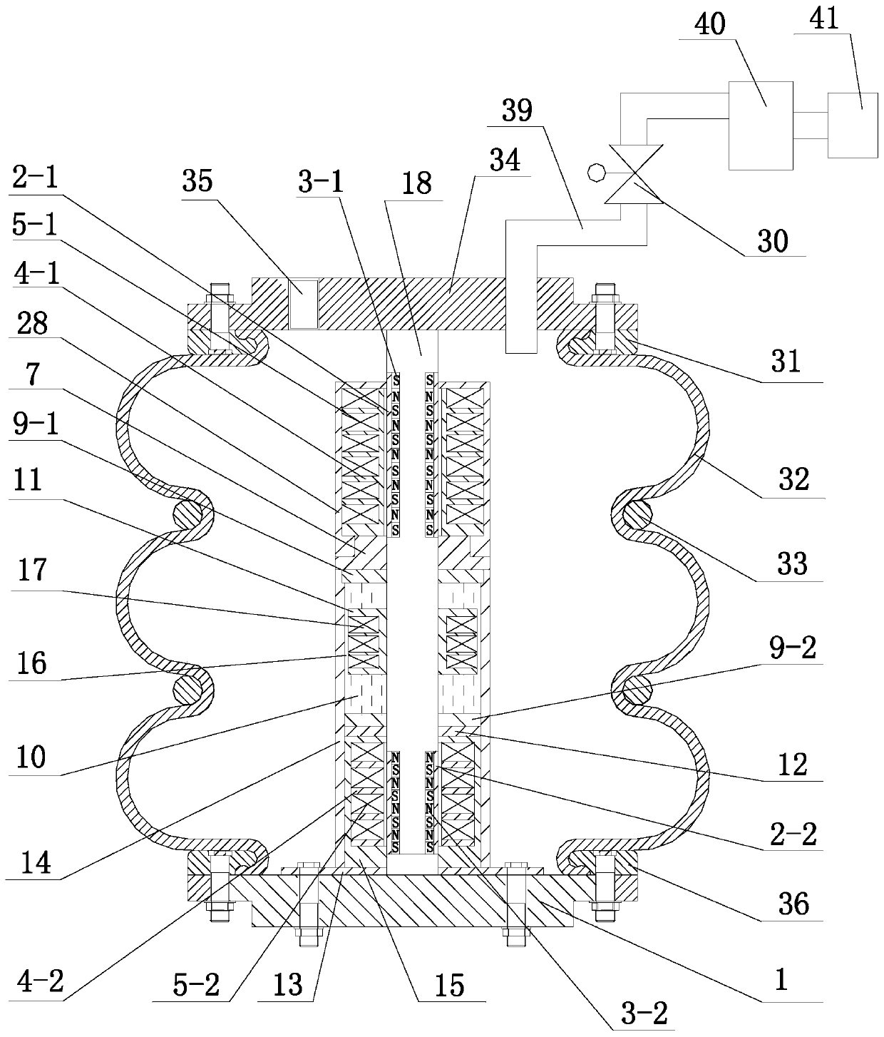 Control Method of Multi-mode Hybrid Suspension Actuator