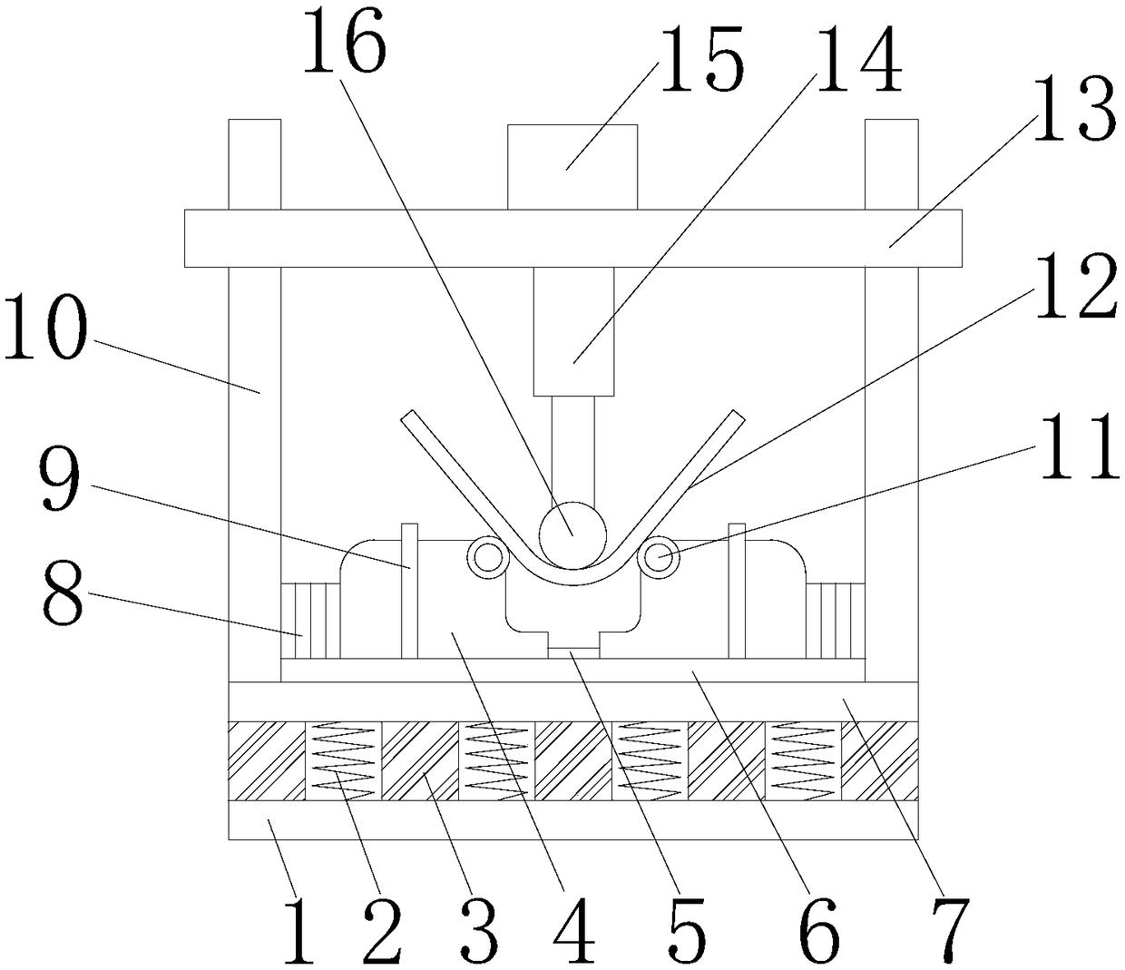 Press machine for bending fitness equipment parts