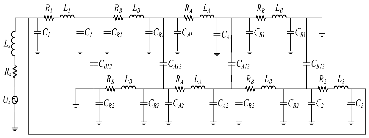 Train-network model construction method for joint type electric segmental arcing of anchoring section of train