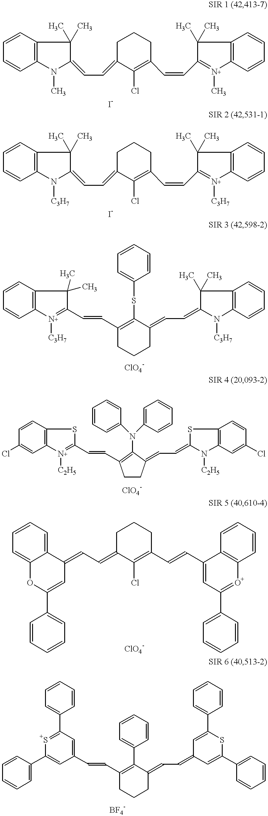 Loaded latex compositions with dye and stabilizer