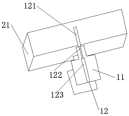 A microstrip vertical transition structure