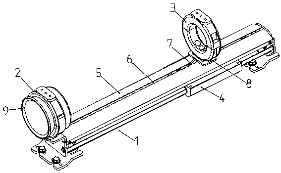 Mounting platform of three-dimensional drag chain