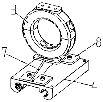 Mounting platform of three-dimensional drag chain