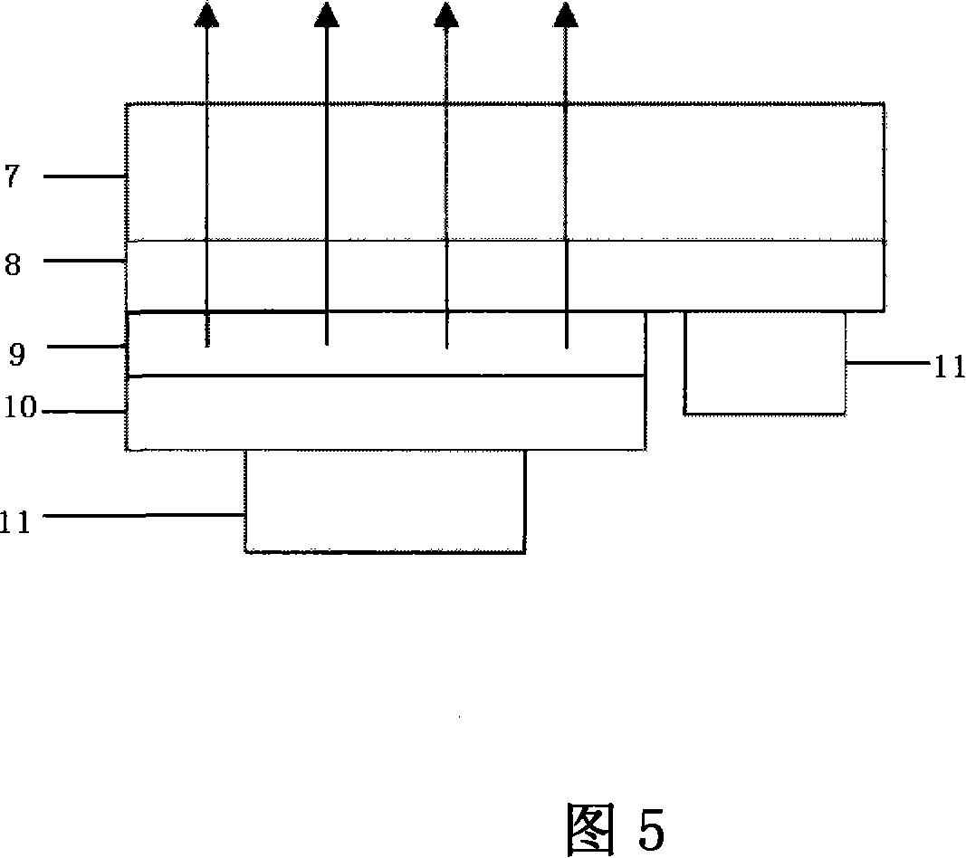 Rare-earth-ion or transient metal ion doped scandium aluminium-magnesium-salt fluorescent lining base