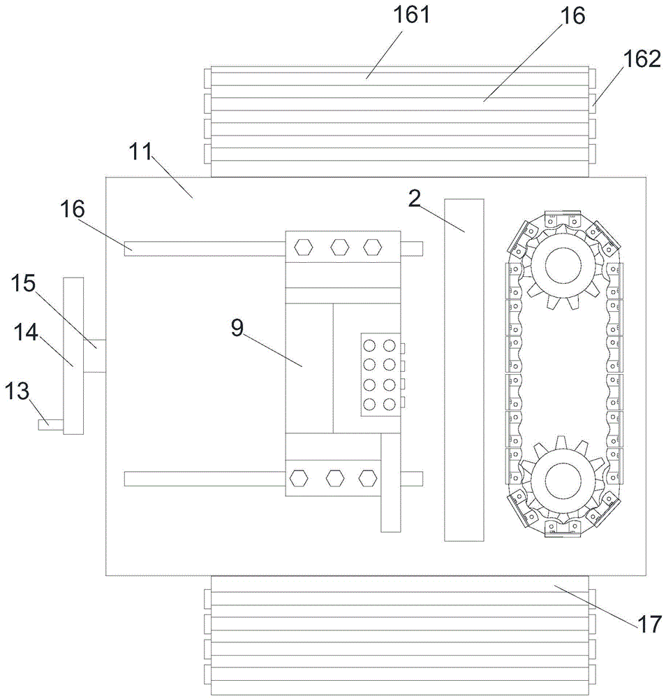 Steel seal stamping machine with automatic feeding and discharging functions