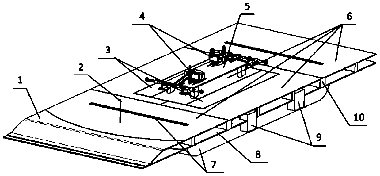 One-to-two automobile model wheel rotation wind tunnel test platform and control method thereof