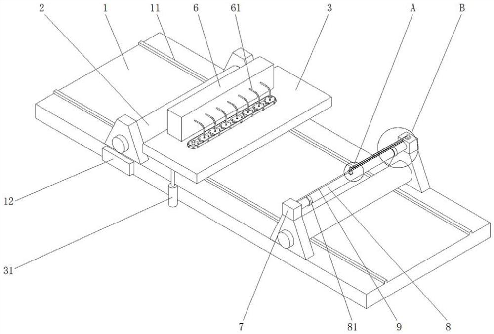 Punching and deburring device for polyethylene resin film