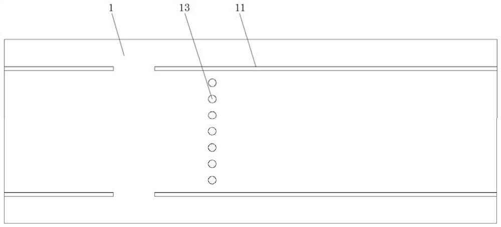 Punching and deburring device for polyethylene resin film