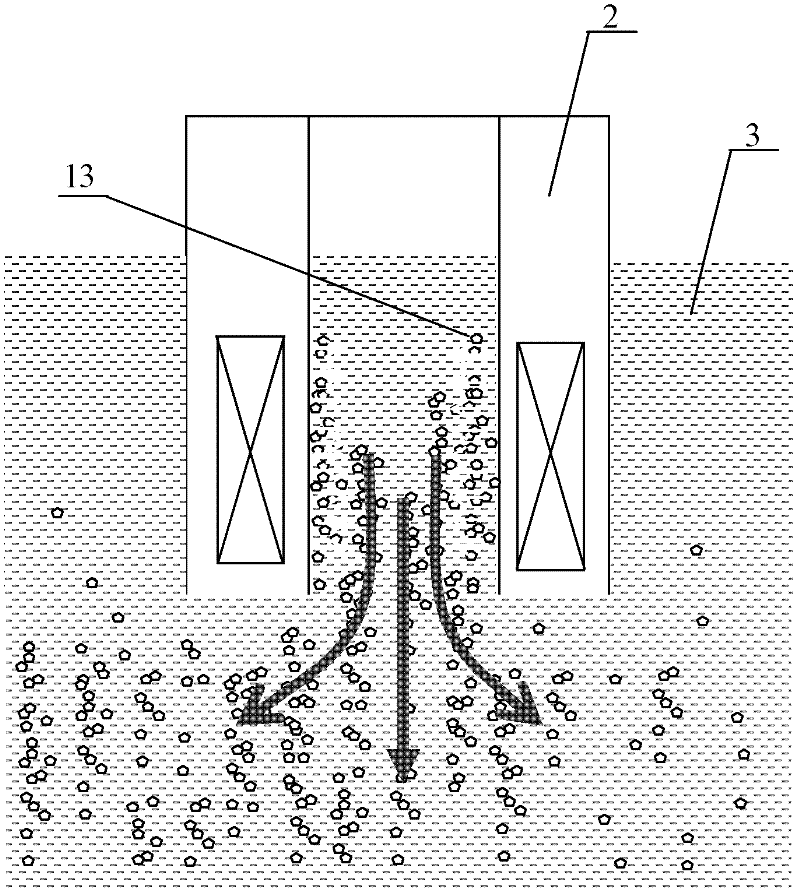 Method and device for improving metal solidification defects and refining solidification textures