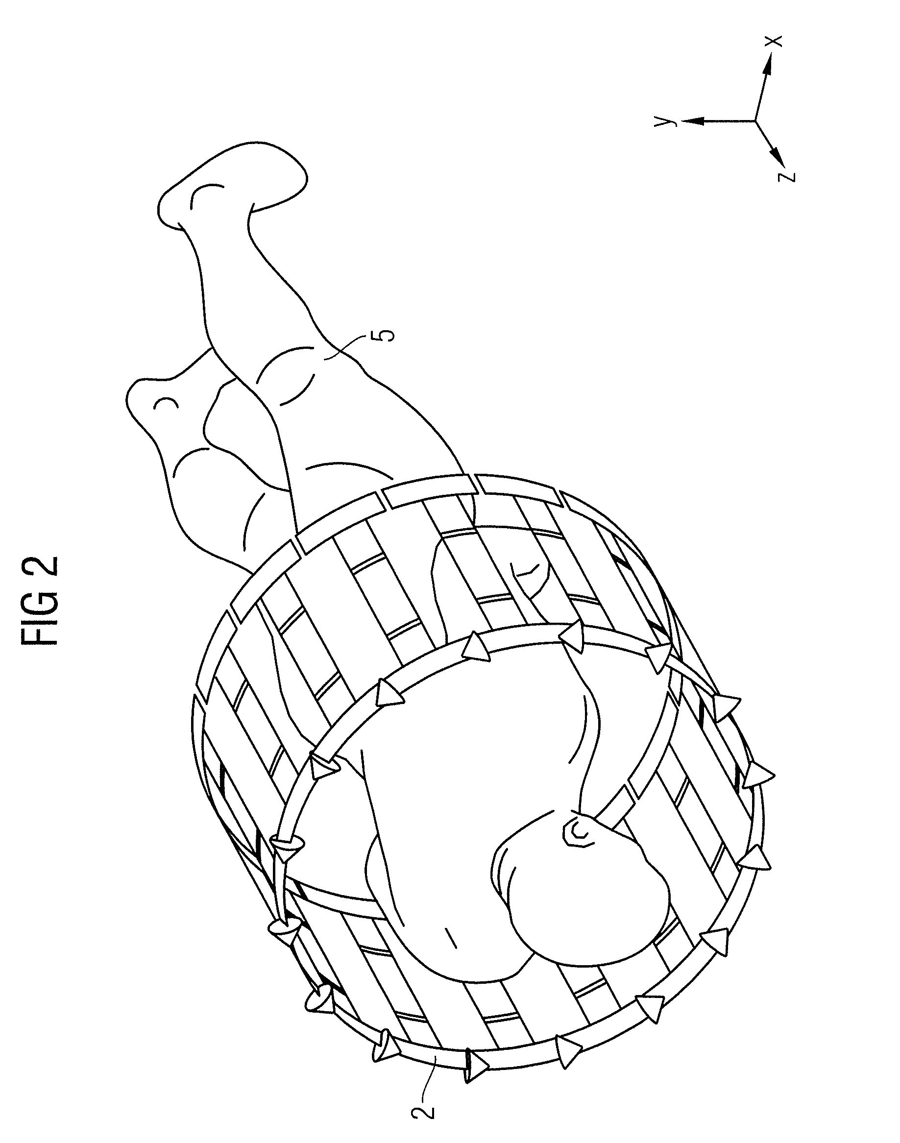 Method and device for selecting body model positions for SAR monitoring of a magnetic resonance transmit array