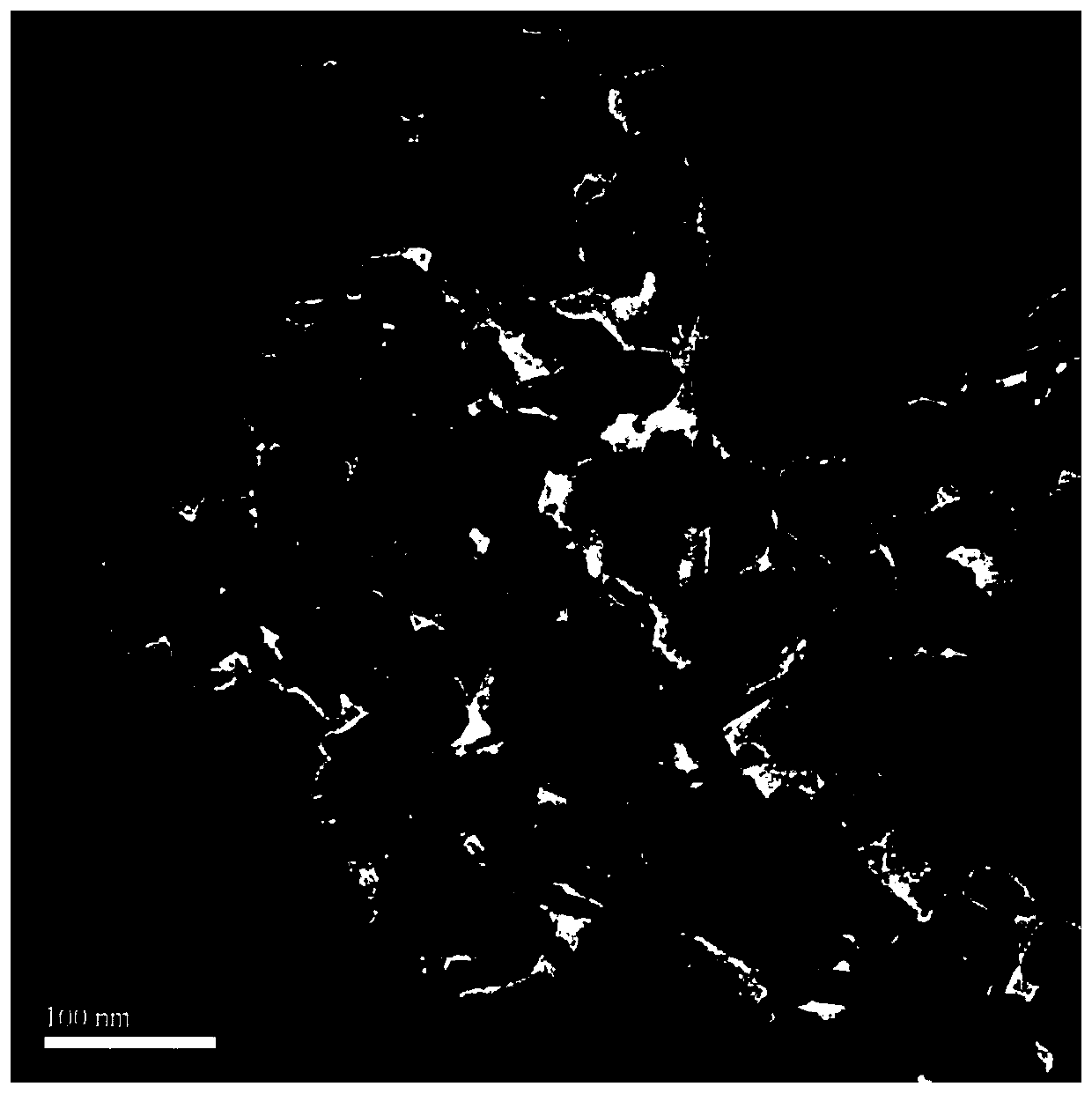 Manganese-cerium composition with flaky anatase type TiO2 as carrier and preparation and application