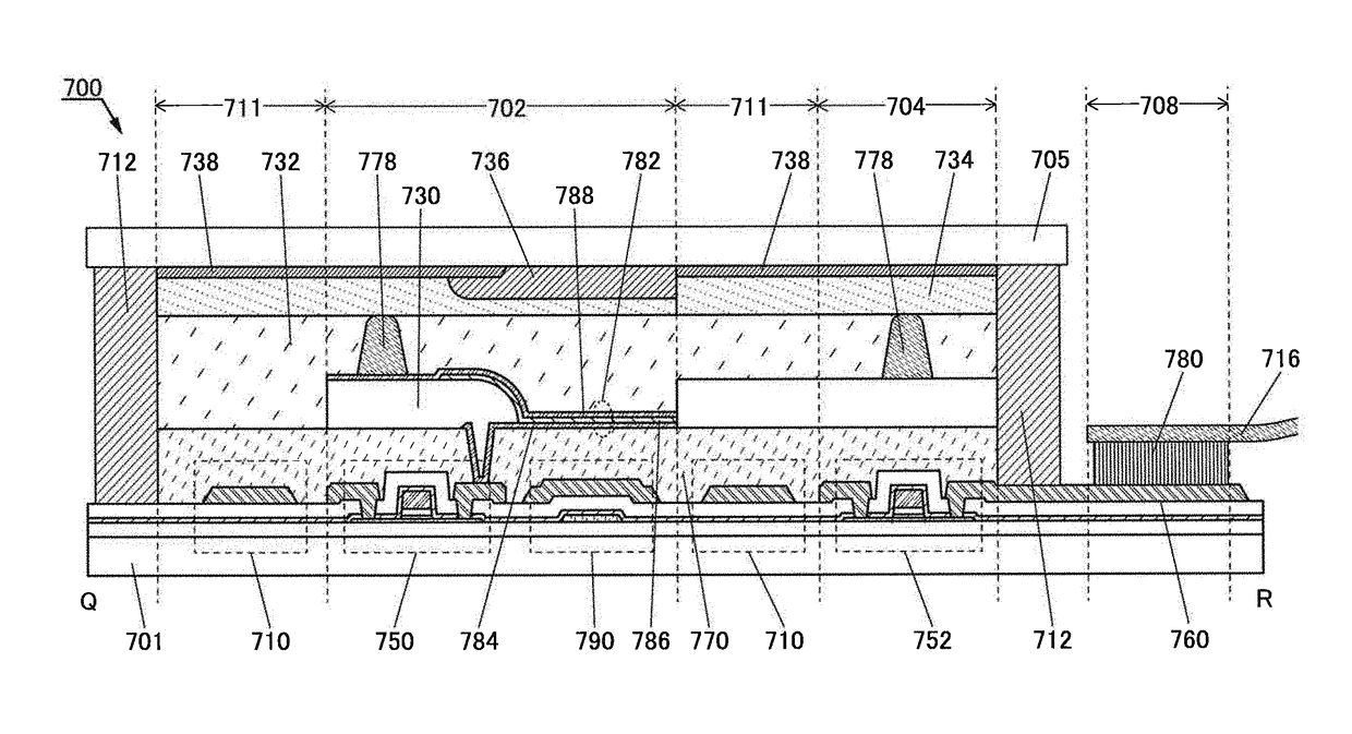 Semiconductor device and display device including the semiconductor device