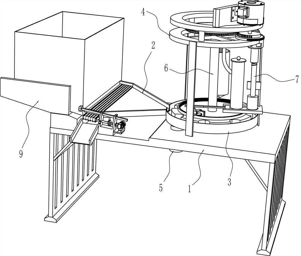 A kind of automatic gasketing equipment for sealing gaskets of pharmaceutical bottle caps