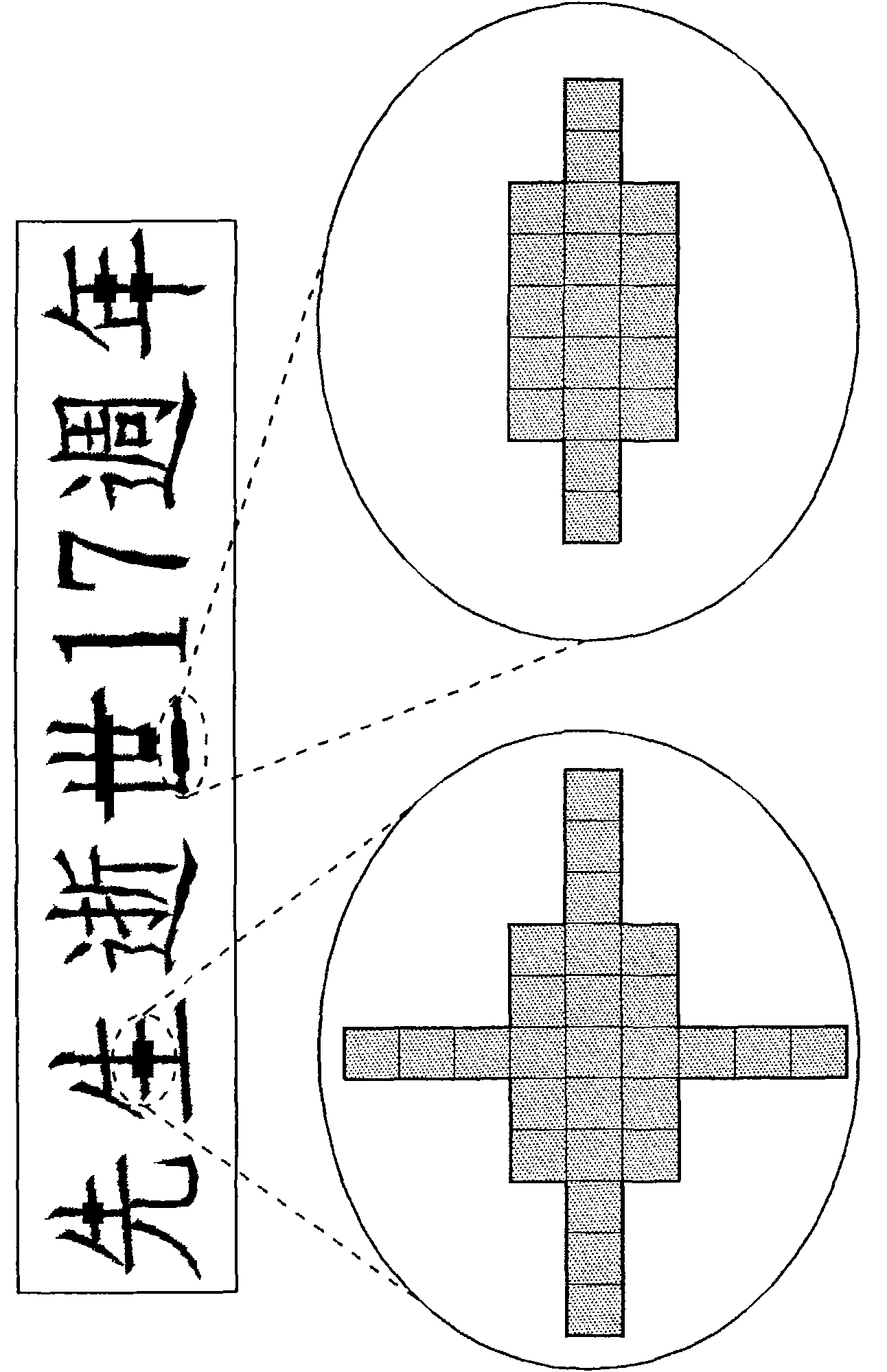 Character protection device and dynamic adaptive deinterlacing device