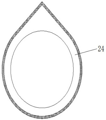 A water cooling circulation device for corrugated pipe production